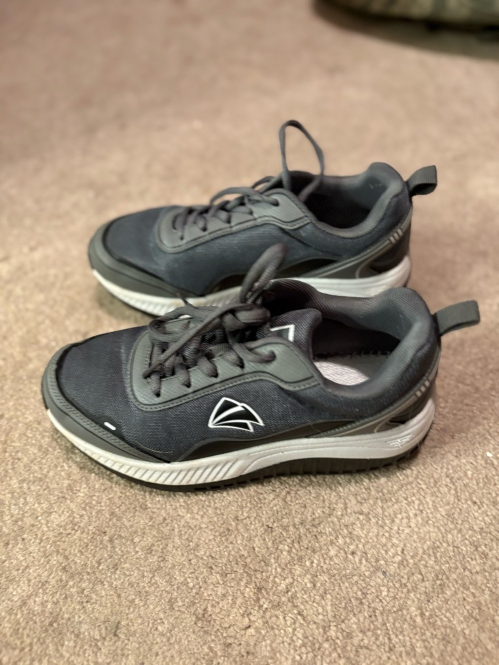 Men's Black Athletic Walking Shoes
